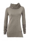 Designer-Rollkragenpullover taupe