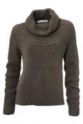 Designer-Rollkragenpullover taupe