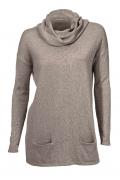 Designer-Rollkragenpullover taupe