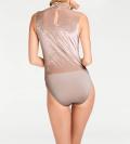 Designer-Samtbody taupe