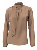 Designer-Schluppenbluse camel