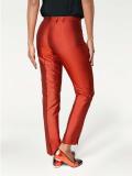 Designer-Seidenhose rot