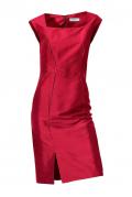 Designer-Seidenkleid rot Gr. 34