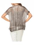 Designer-Seidentunika + Top taupe