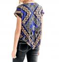 Designer-Shirt bunt Gr. 44