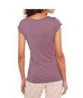 Designer-Shirt mit Perlen mauve