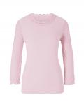 Designer-Shirt mit Spitze rosa