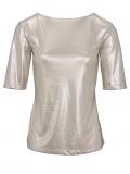 Designer-Shirt silber-metallic