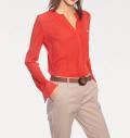 Designer-Shirtbluse rot