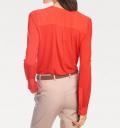 Designer-Shirtbluse rot