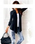 Designer-Shirtjacke marine