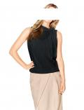 Designer-Shirttop schwarz