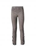 Designer-Skinny-Leggings mit Spitze taupe