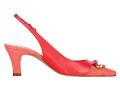 Designer-Slingpumps koralle