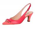 Designer-Slingpumps koralle