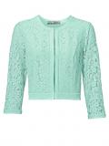 Designer-Spitzen-Jacke mint