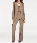 Designer-Spitzenblazer taupe