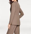 Designer-Spitzenblazer taupe