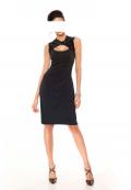 Designer-Spitzenkleid schwarz Gr. 38