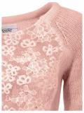 Designer-Spitzenpullover rosé