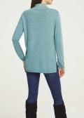 Designer-Stehkragenpullover mint