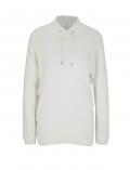 Designer-Stehkragenpullover offwhite