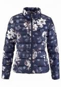 Designer-Steppjacke marine-bunt