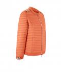 Designer-Steppjacke mit Strass mandarine