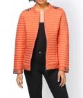 Designer-Steppjacke mit Strass mandarine