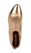 Designer-Stiefelette bronze