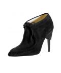 Designer-Stiefelette schwarz