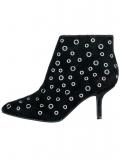 Designer-Stiefelette schwarz