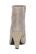 Designer-Stiefelette taupe