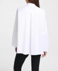 Designer-Stretchbluse offwhite