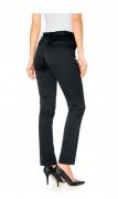 Designer-Stretchhose schwarz