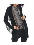 Designer-Strickjacke schwarz