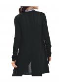 Designer-Strickjacke schwarz