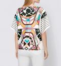 Designer-Sweatpullover mit Grafik-Print bunt