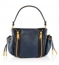 Designer-Tasche dunkelblau