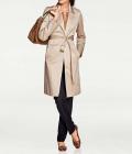 Designer-Trenchcoat beige