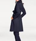 Designer-Trenchcoat nachtblau