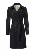 Designer-Trenchcoat schwarz