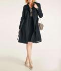 Designer-Trenchcoat schwarz