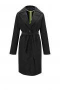 Designer-Trenchcoat schwarz