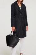 Designer-Trenchcoat schwarz