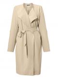 Designer-Trenchcoat taupe