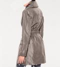 Designer-Trenchcoat taupe Gr. 40