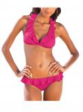 Designer-Triangel-Bikini pink