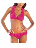 Designer-Triangel-Bikini pink Größe 38 A/B-Cup