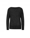 Designer-U-Boot-Pullover schwarz-silber